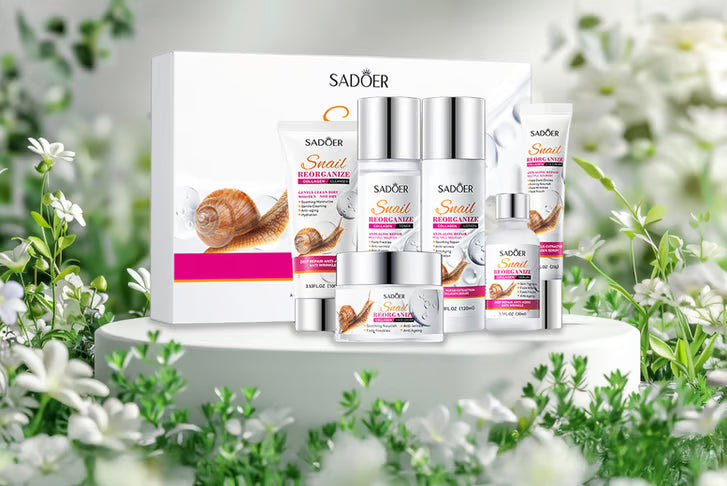 6-Piece Snail Collagen Set  - Complete Skincare Routine