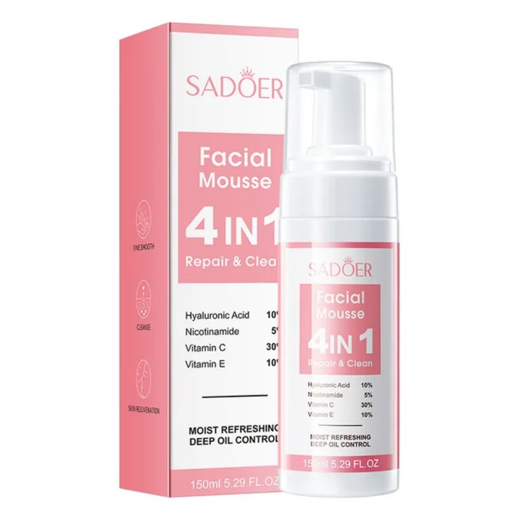 4-IN-1 Radiance Skincare Combo – Niacinamide, Vitamin C, Vitamin E & Hyaluronic Acid for Glowing Skin.