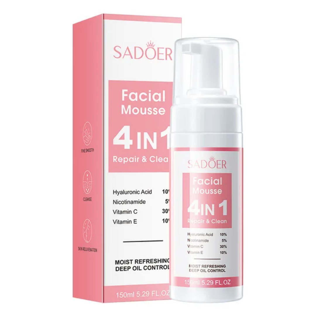 4-IN-1 Radiance Skincare Combo – Niacinamide, Vitamin C, Vitamin E & Hyaluronic Acid for Glowing Skin.