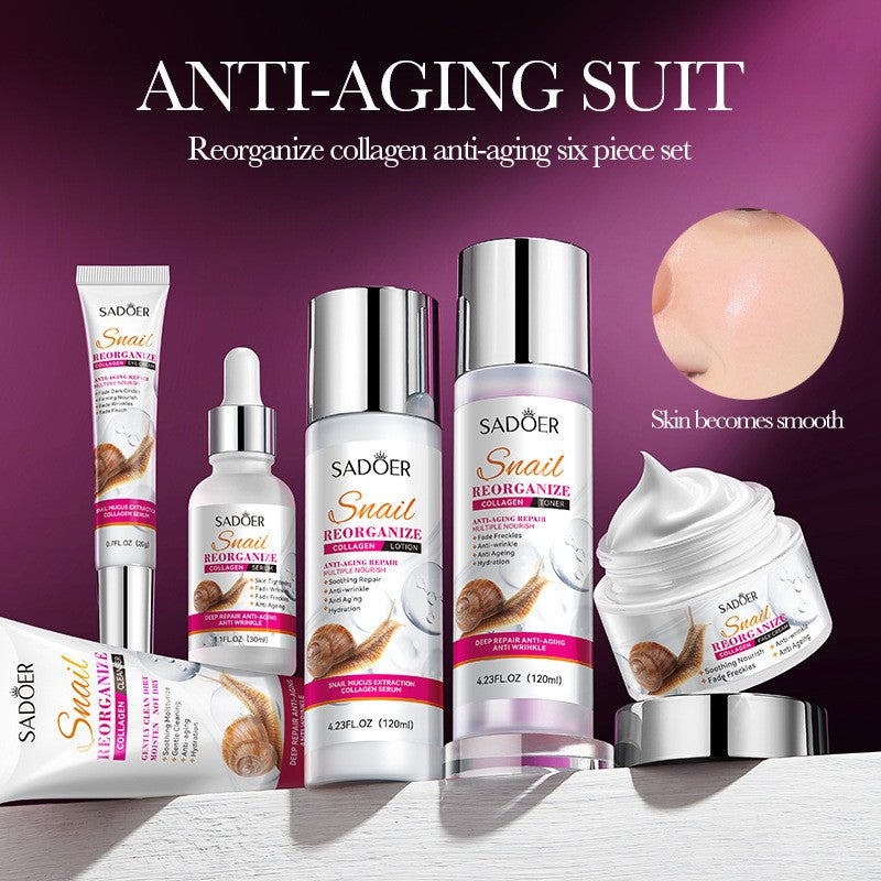 6-Piece Snail Collagen Set  - Complete Skincare Routine