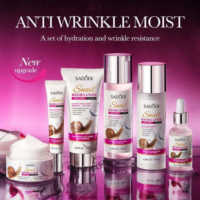 6-Piece Snail Collagen Set  - Complete Skincare Routine