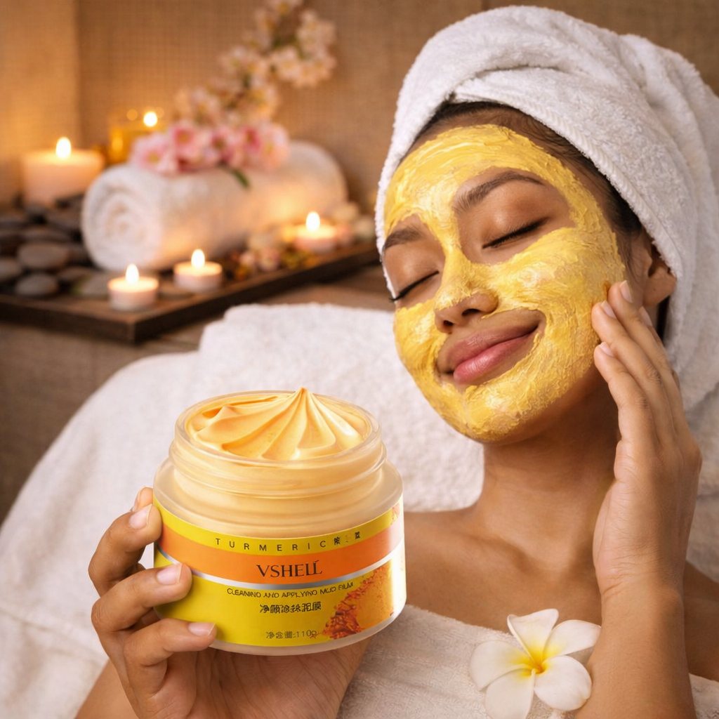 Turmeric Organic Clay facial Mask Oil