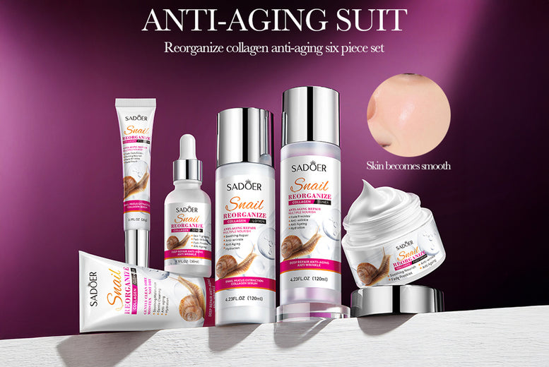 6-Piece Snail Collagen Set  - Complete Skincare Routine
