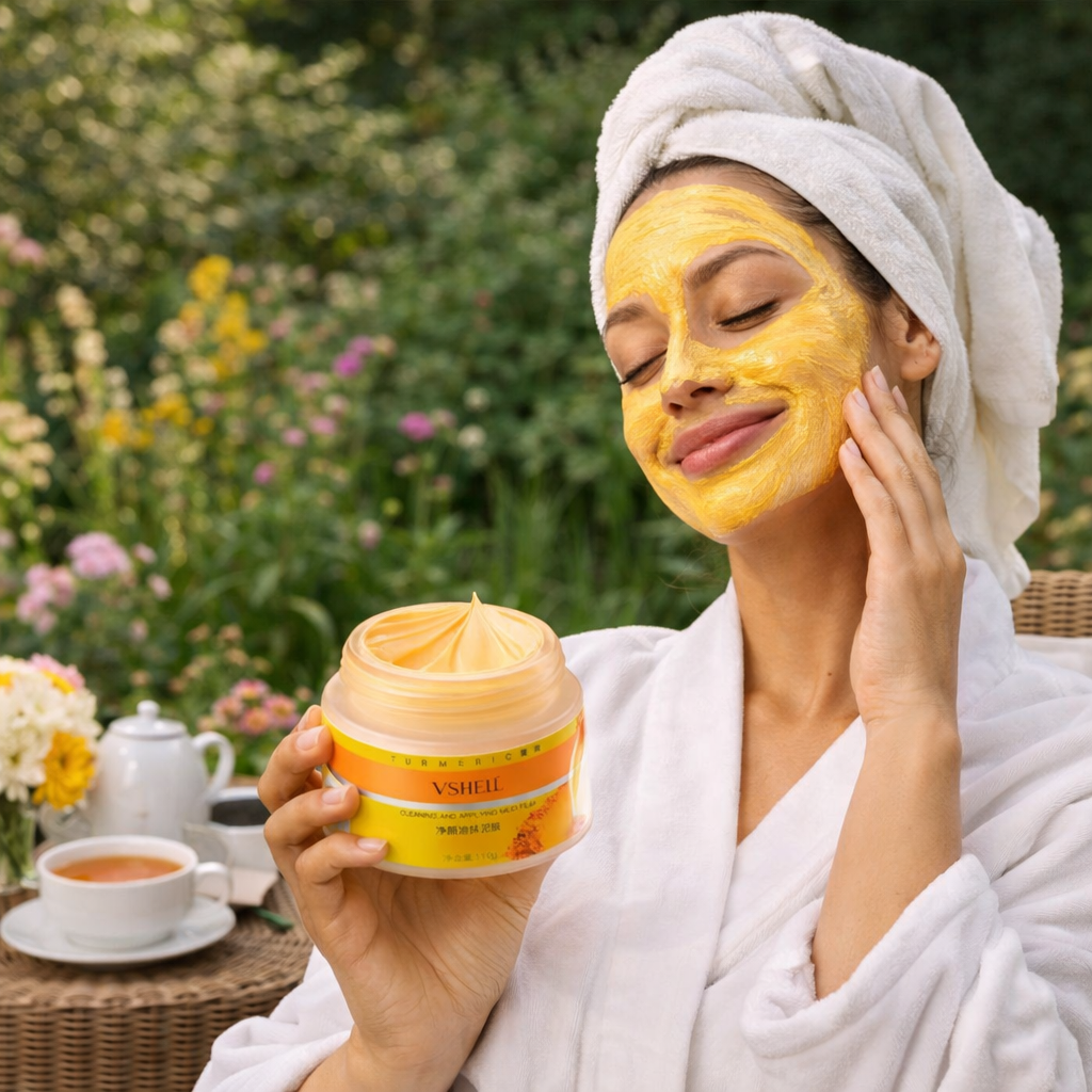 Turmeric Organic Clay facial Mask Oil