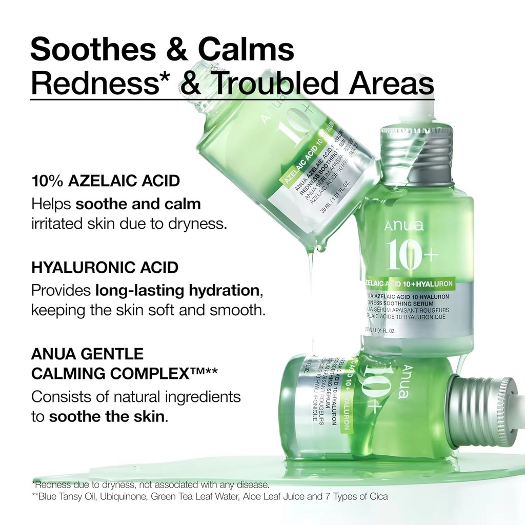 Anua Azelaic  Korean Skincare serum for Sensitive Skin