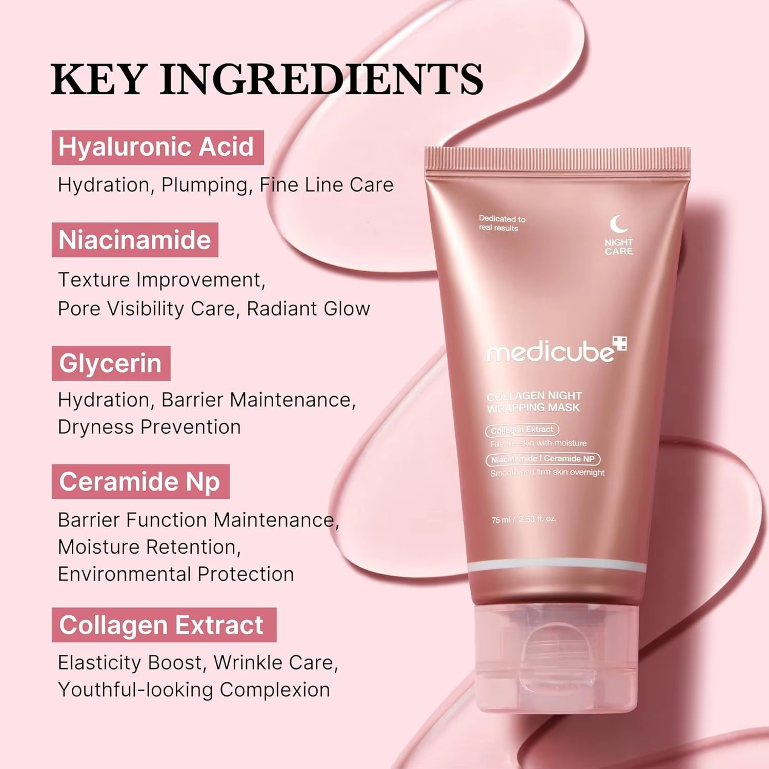 Medicube Night Wrapping Collagen Mask 75ml