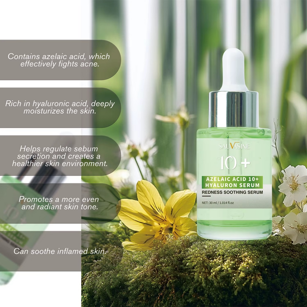 Sauvasine Azelaic Acid 10+hyaluronic Acid Serum