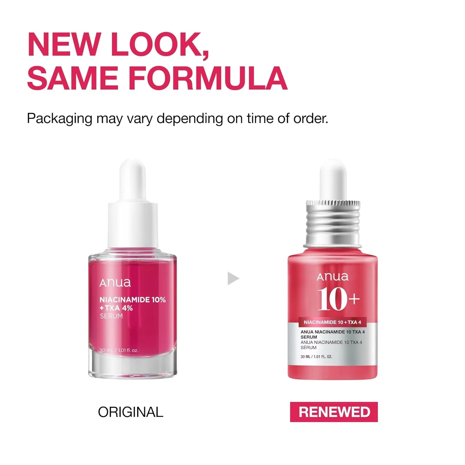 ANUA TXA 10% Niacinamide 4% Serum Hyaluronic Acid Vitamin B12 Purifying and Brightening