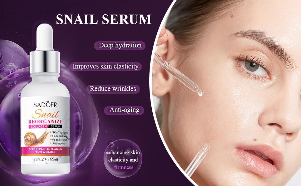 6-Piece Snail Collagen Set  - Complete Skincare Routine