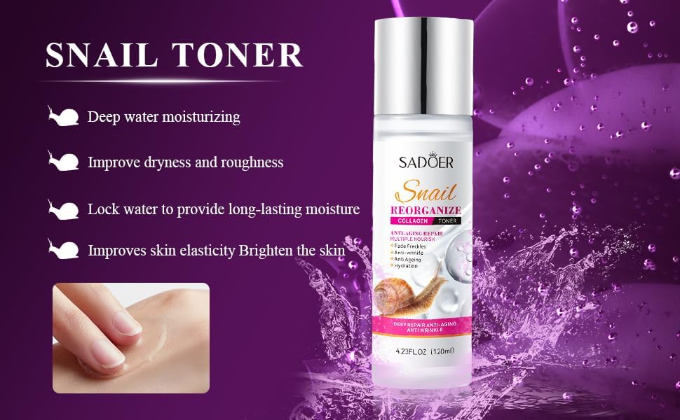 6-Piece Snail Collagen Set  - Complete Skincare Routine