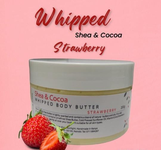Organic Whipped Body Butter Body with Shea butter and Cocoa Butter