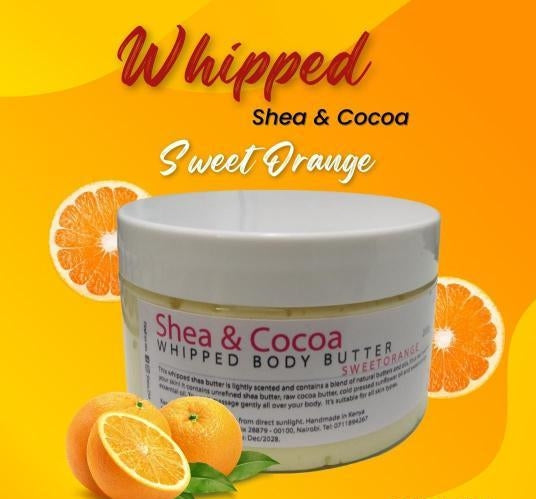 Organic Whipped Body Butter Body with Shea butter and Cocoa Butter