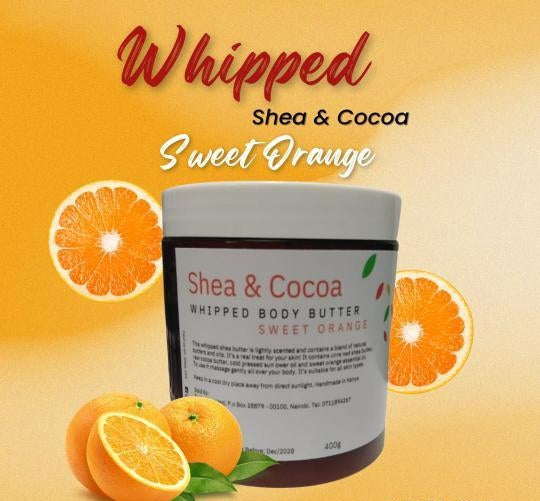 Organic Whipped Body Butter Body with Shea butter and Cocoa Butter
