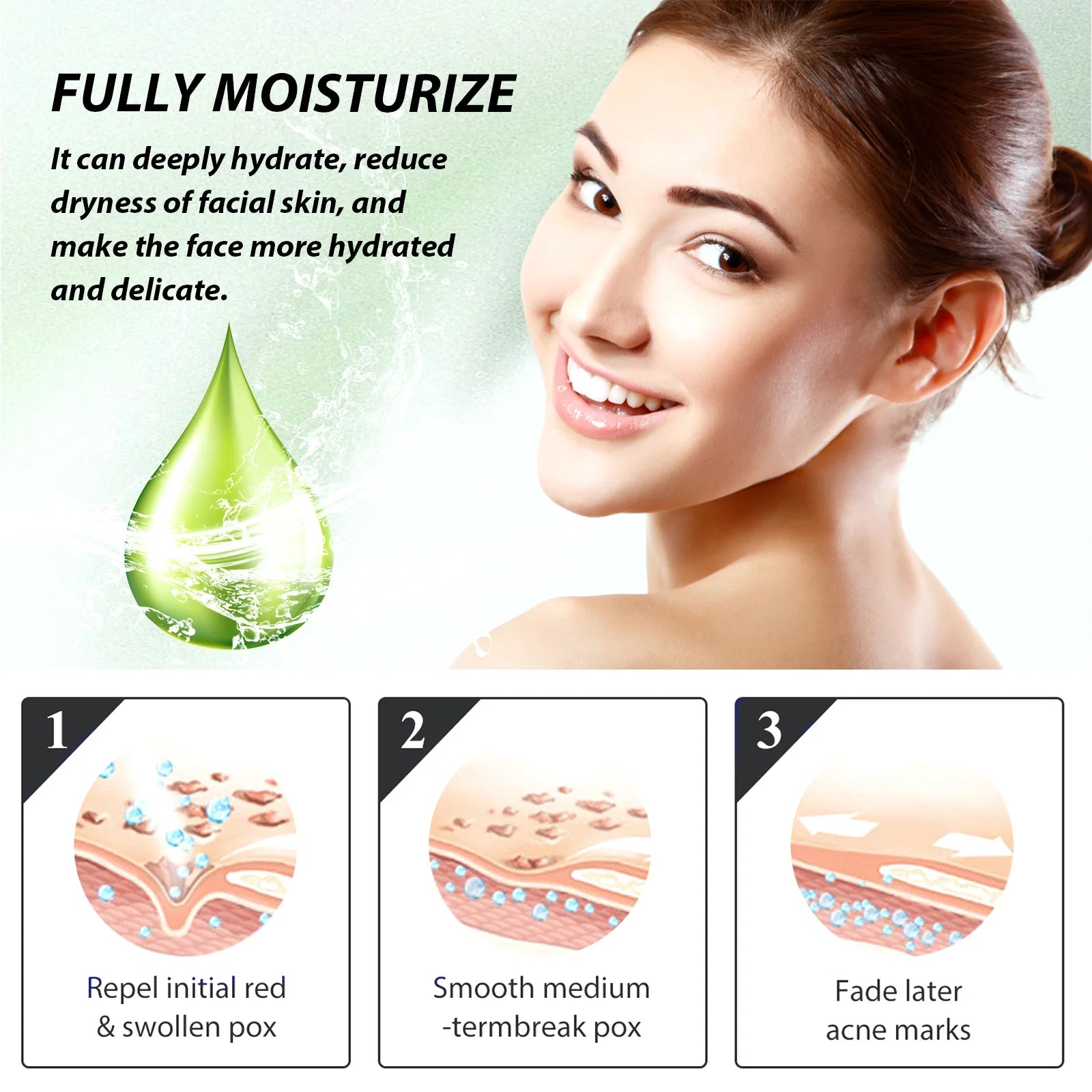 Herbal hydrating serum & blackhead remover