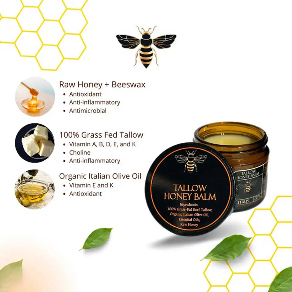 Raw Honey Tallow Cream