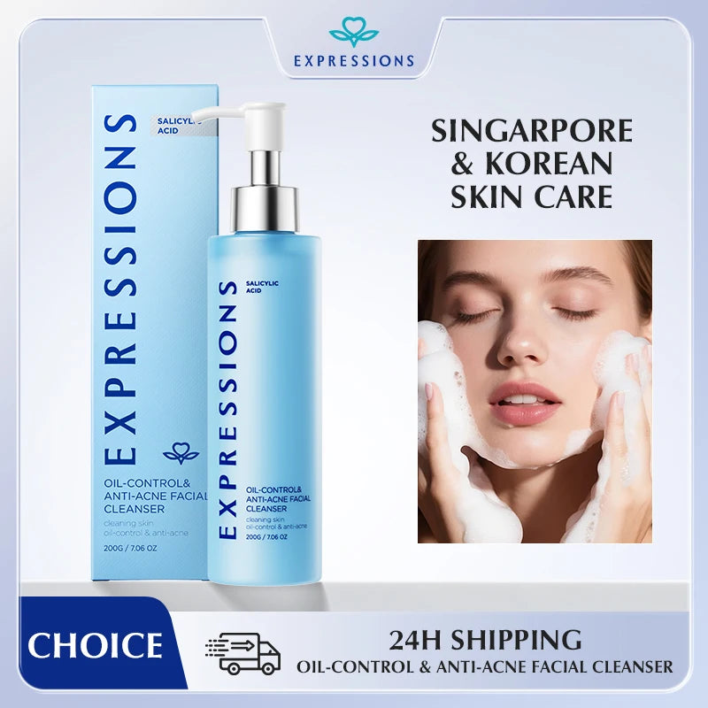 Korean Blue lotus facial cleanser
