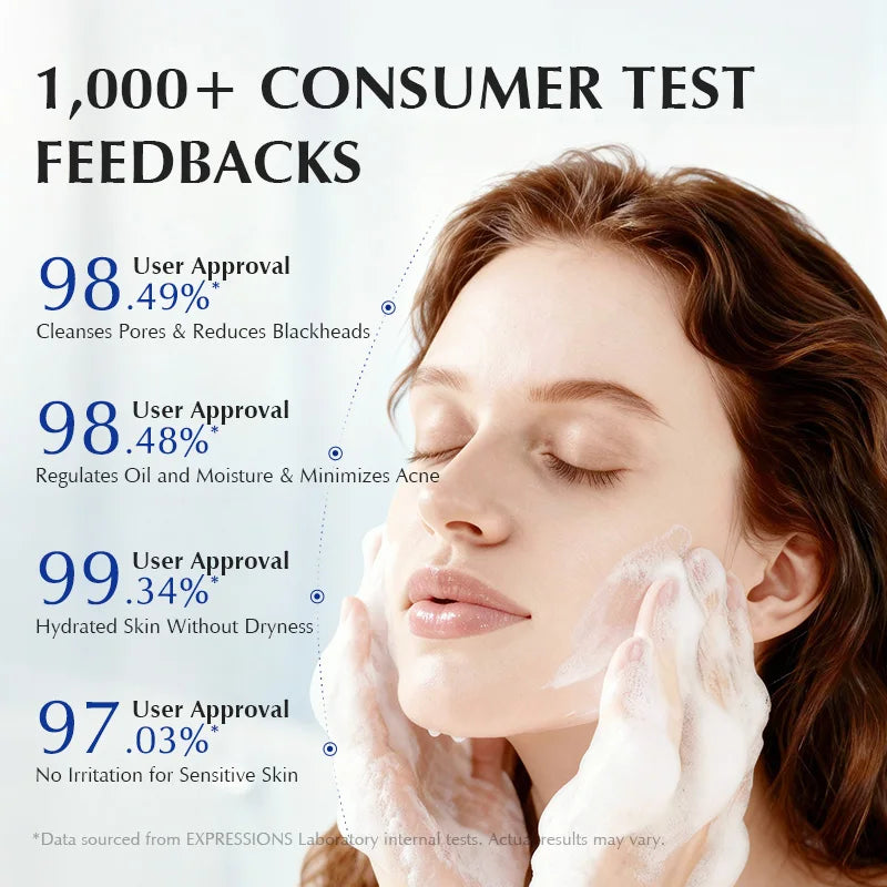 Korean Blue lotus facial cleanser