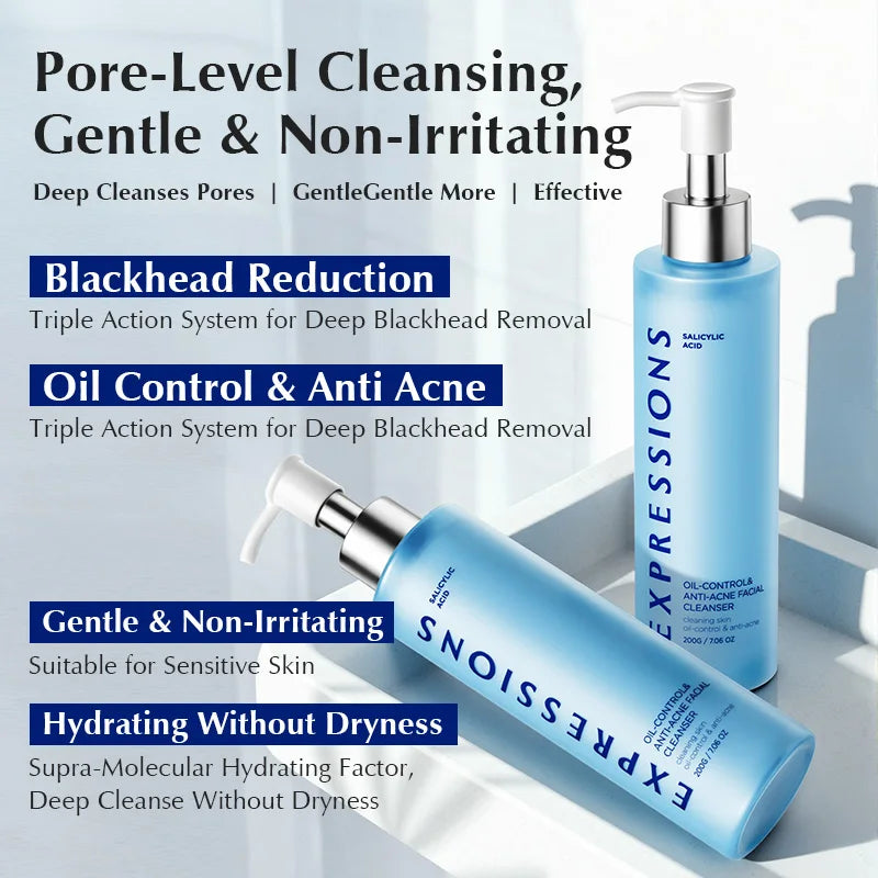 Korean Blue lotus facial cleanser