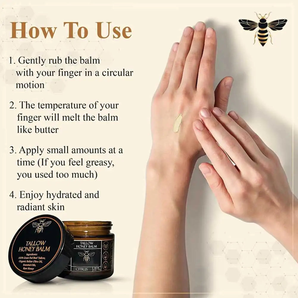 Raw Honey Tallow Cream