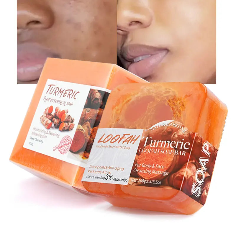 Natural Hand Made Turmeric Turmeric Soap.