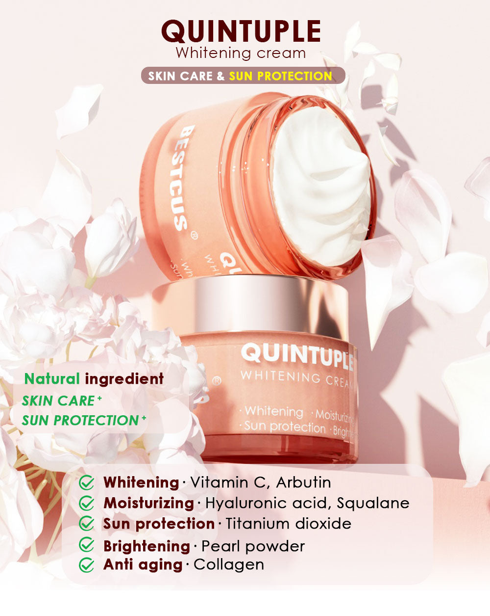 5 in 1  Anti Aging Cream set