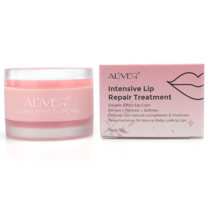 Aliver Double effect lip treatment lip scrub and lip balm