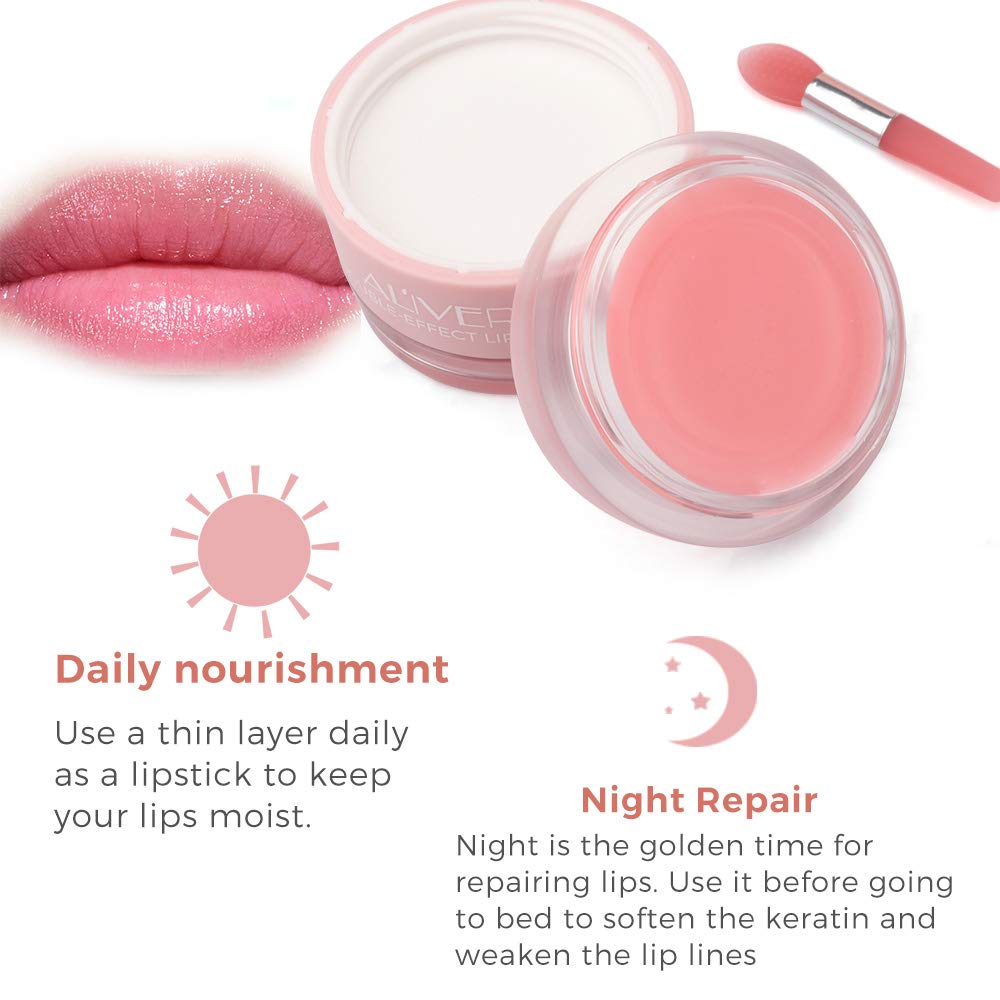 Aliver Double effect lip treatment lip scrub and lip balm