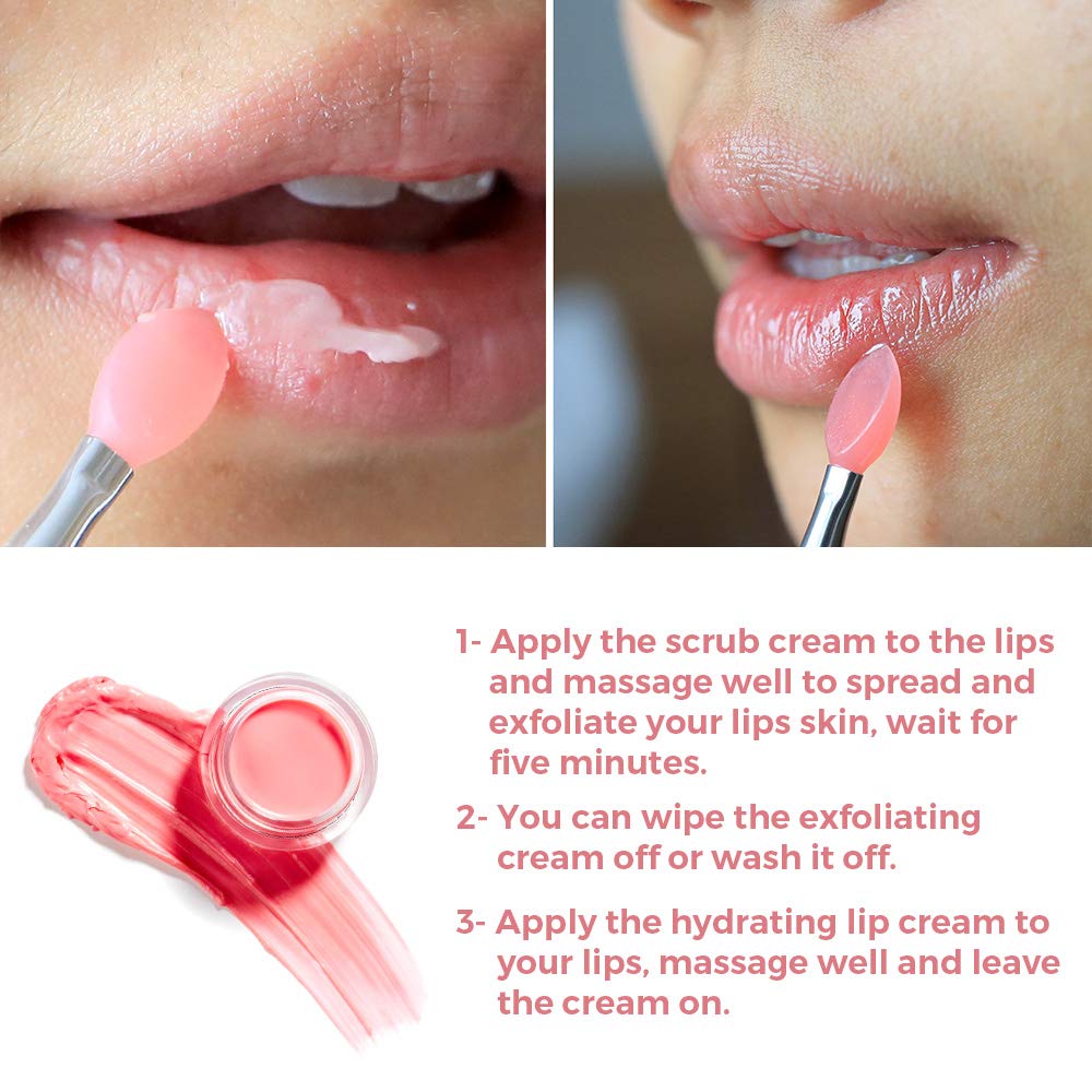 Aliver Double effect lip treatment lip scrub and lip balm