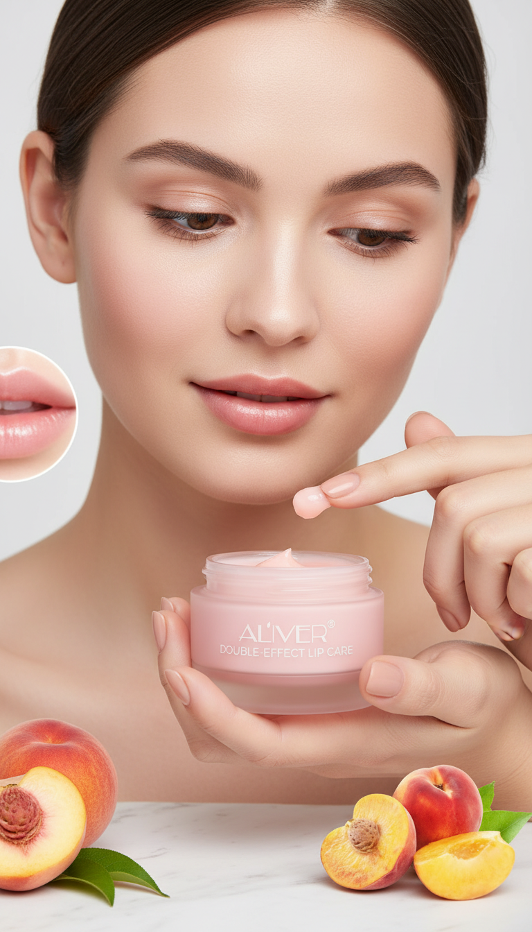 Aliver Double effect lip treatment lip scrub and lip balm