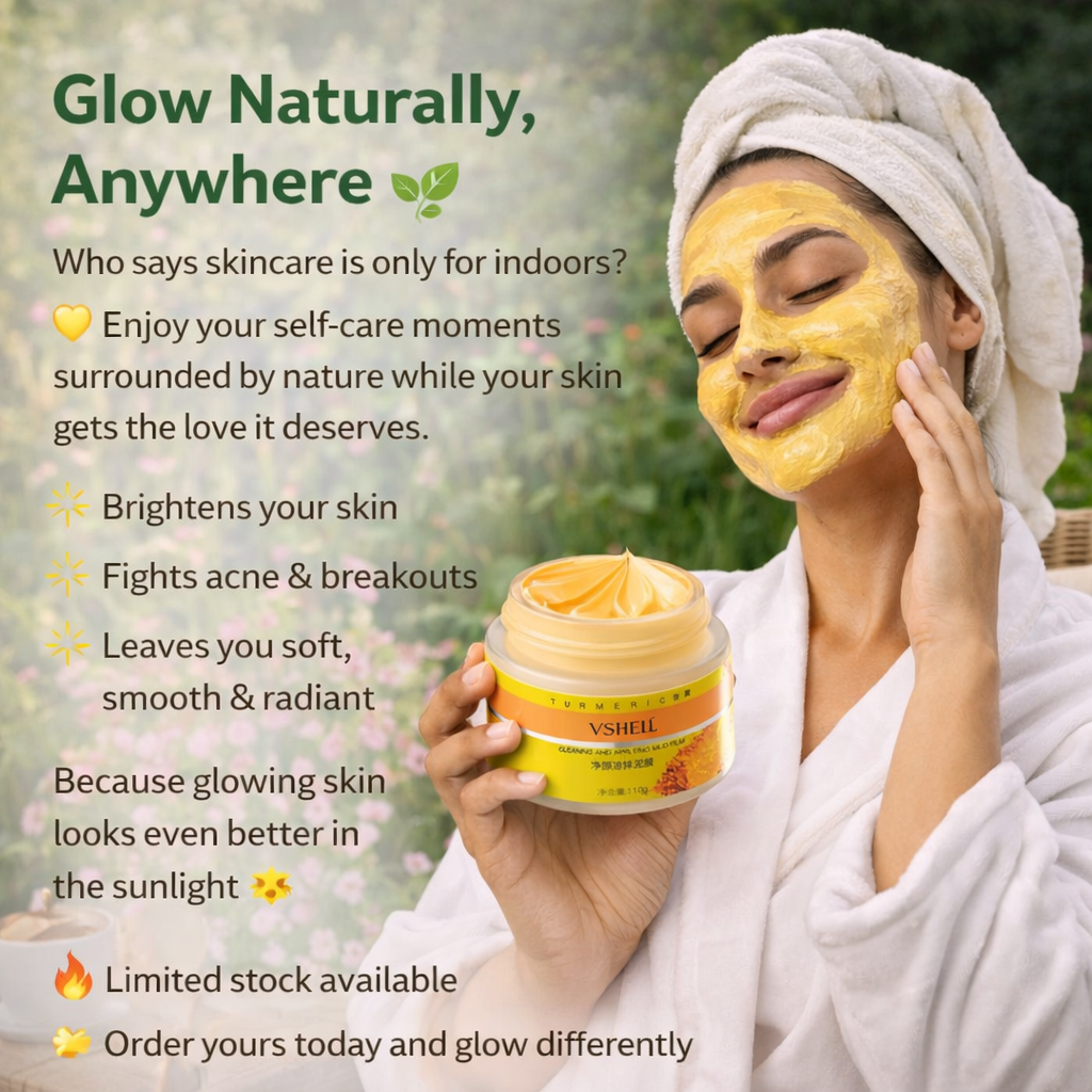 Turmeric Organic Clay facial Mask Oil