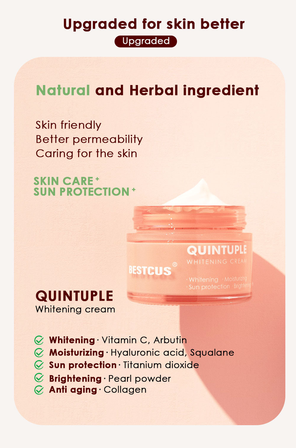 5 in 1  Anti Aging Cream set