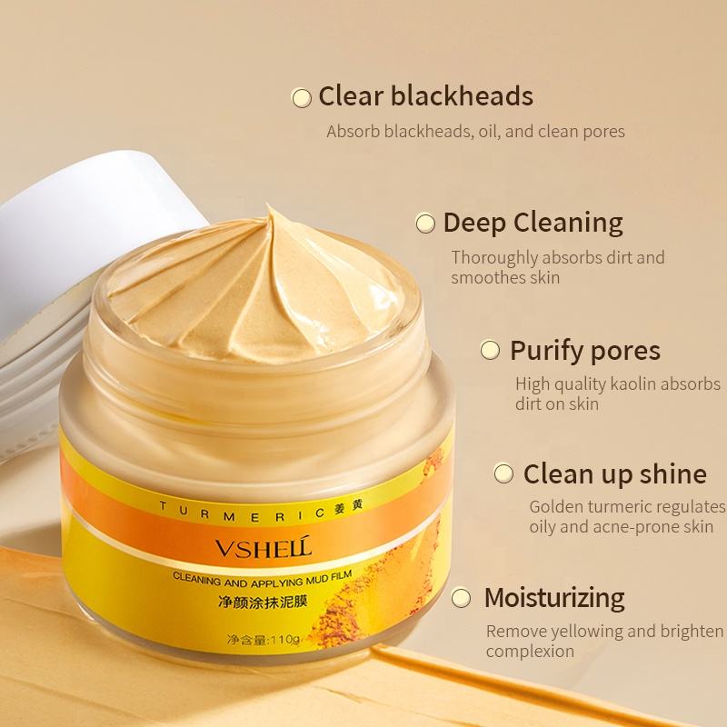 Turmeric Organic Clay facial Mask Oil