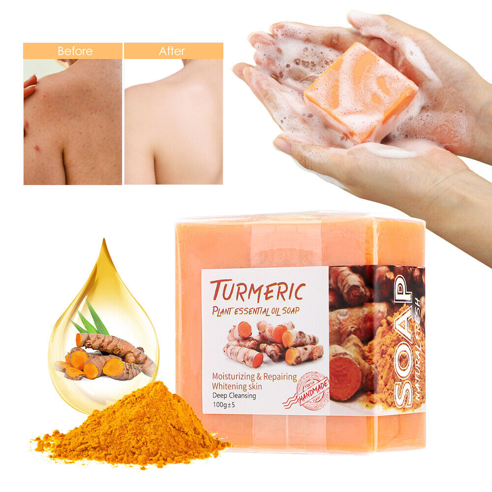 Natural Hand Made Turmeric Turmeric Soap.