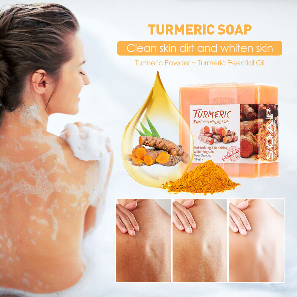 Natural Hand Made Turmeric Turmeric Soap.